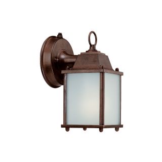 Builders Choice Energy Star Collection Wall mount 1 light Outdoor Burled Walnut Light Fixture