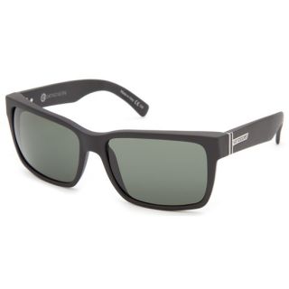Shift Into Neutral Elmore Sunglasses Black Satin/Grey One Size For Me