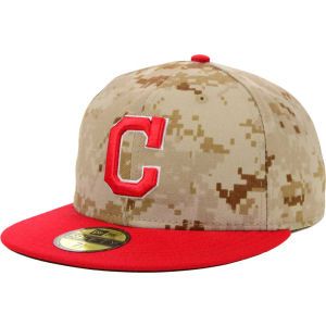 Cleveland Indians New Era MLB Authentic Collection Stars and Stripes 59FIFTY Cap