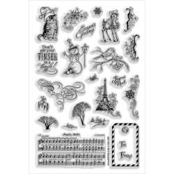 Stampendous Clear Christmas Stamp  Christmas Charms