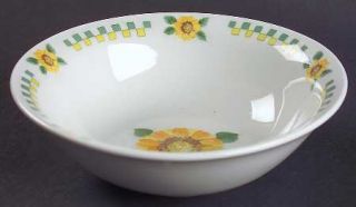 Gibson Designs Sunflower Soup/Cereal Bowl, Fine China Dinnerware   Sunflowers, Y