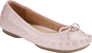 Womens Sperry Top Sider Softie Moc Ballet   Rose Snakeskin Ornamented Shoes