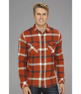 Billabong Treadstone L/S Woven Mens Long Sleeve Button Up (Red)