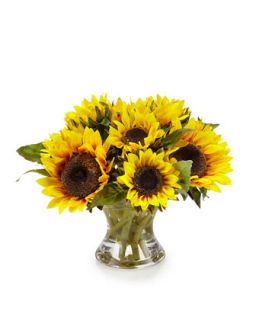 Sunflower Faux Floral Arrangement