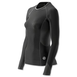 Skins S400 Thermal Long Sleeve Womens Top (Blk/Wht)
