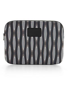 Marc by Marc Jacobs Printed Mesh 13 Laptop Case   Chrome