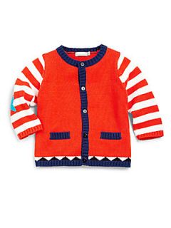 Catimini Infants Striped Cardigan   Red