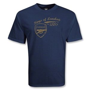 Euro 2012   Arsenal Kings of London 1886 T Shirt (Navy)