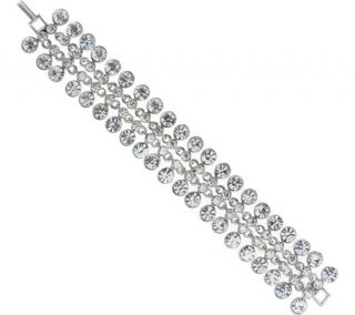 Womens Nina Tiarra   Rhodium/Czech Crystal Bracelets