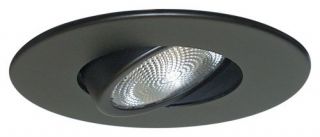 Elco Lighting EL985B Recessed Lighting Trim, 4 Line Voltage Adjustable Gimbal Ring Trim Black