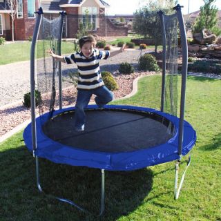 Skywalker Trampolines 8 ft. Round Trampoline and Enclosure Multicolor   SWTC800