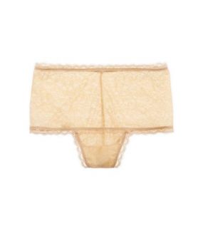 Natural Nude Aerie Smoothing Hi Rise Thong, Womens XS