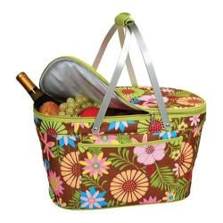 Picnic At Ascot Collapsible Insulated Basket Floral