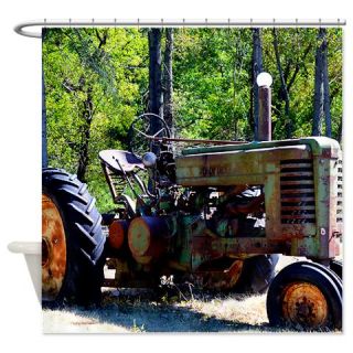  Retired Deere Shower Curtain  Use code FREECART at Checkout