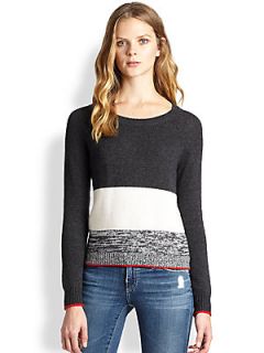 360 Sweater Harley Wool & Cashmere Colorblock Sweater  