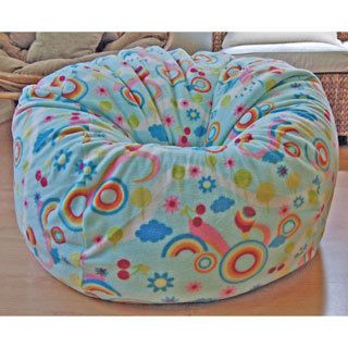 Rainbows Anti pill Fleece Washable Bean Bag Chair