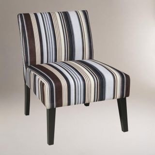 Sky Stripe Huntington Chair   World Market