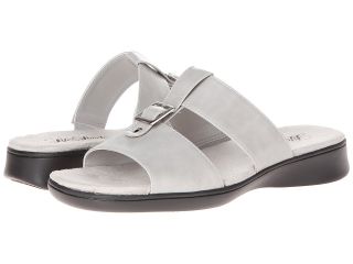 LifeStride Fellah Womens Slide Shoes (Gray)