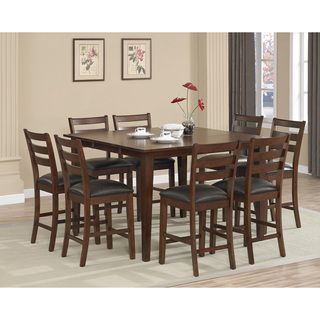 Dalton 9 piece Butterfly Leaf Counter height Dining Set With Butterfly Leaf