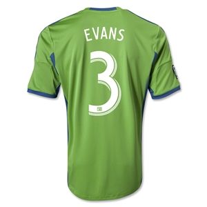 adidas Seattle Sounders FC 2013 EVANS Primary Soccer Jersey