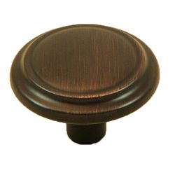 Stone Mill Hardware Oil Rubbed Bronze Sidney Cabinet Knobs (set Of 5) (ZincHardware finish Oil Rubbed BronzeDimensions 1.25 inches diameter x 1 inch high)