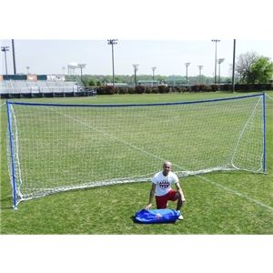 Soccer Wall Club Goal Net with Extension Pole