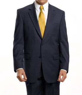 Signature 2 Button Wool Suit Navy Stripe, Black, or Grey JoS. A. Bank Mens Suit