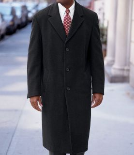 Merino Wool Topcoat Full Length  Sizes 44 52 JoS. A. Bank