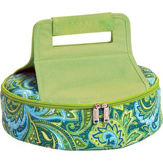 Cake n Carry Green Paisley   Picnic Plus Outdoor Accessories