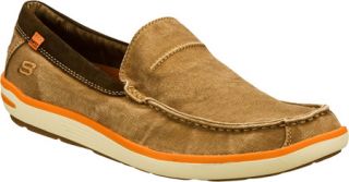 Mens Skechers Relaxed Fit Naven Spencer   Cocoa Canvas Shoes