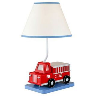 Fire Truck Lamp With 7W Nightlight   Blue/ Red