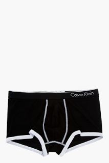 Calvin Klein Underwear Black And White Microfiber Low_rise Briefs