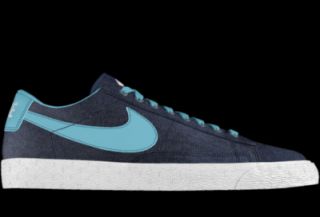 Nike Blazer Low iD Custom Womens Shoes   Blue