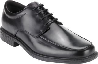 Mens Rockport Evander   Black Waterproof Full Grain Leather Moc Toe Shoes