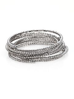 ABS by Allen Schwartz Jewelry Sparkle Bracelet Set   Silver