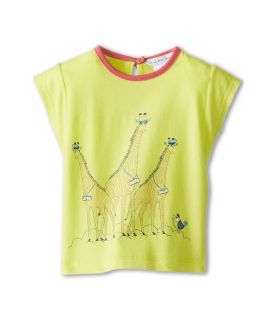 Little Marc Jacobs Printed S/S Tee Giraff Girls T Shirt (Green)
