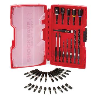 Milwaukee 35 piece Shockwave Drilling And Driving Bit Set