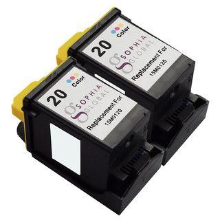 Sophia Global Remanufactured Ink Cartridge For Lexmark 20 (2 Color) (ColorPrint yield up to 275 pagesModel 2eaLex20Pack of 2We cannot accept returns on this product.This high quality item has been factory refurbished. Please click on the icon above for