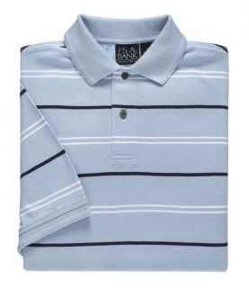 Traveler Stripe Short Sleeve Polo by JoS. A. Bank Mens Dress Shirt