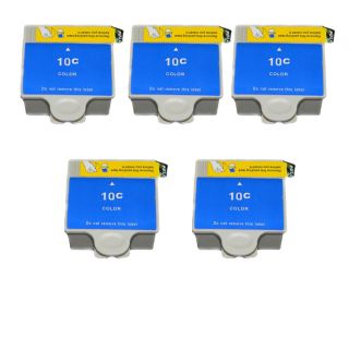 Kodak 30c Xl Compatible Color Ink Cartridge (pack Of 5) (ColorModel 30CQuantity Pack of 5 ColorsMaximum yield Page yield Up to 670 base 5 percent pages page coverageNon refillable Ink Cartridge Compatible Kodak printer modelsESP 3.2 series C110, C30
