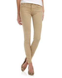 The Ankle Skinny Jeans, Metallic Gold