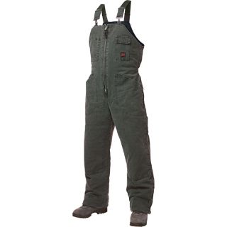 Tough Duck Washed Insulated Overall   XL, Moss