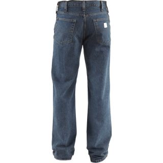 Carhartt Relaxed Fit Straight Leg Jean   Deep Stone, 36 Inch Waist x 32 Inch