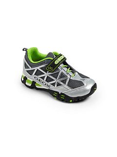 Geox Toddlers & Boys Light Up Sneakers   Silver Green