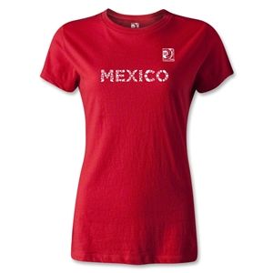 FIFA Confederations Cup 2013 Womens Mexico T Shirt (Red)