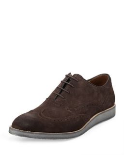 Rickwood Lace Up Wing Tip Shoes, Espresso