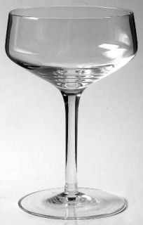 Sasaki Silk Champagne/Tall Sherbet   Clear, Plain