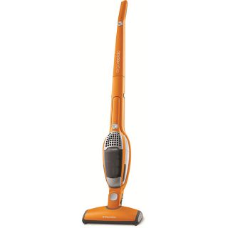 Electrolux El1014a Ergorapido Bagless Cordless Handheld Vacuum Cleaner (OrangeUltra lightweight cordless vacuum for cleaning bare floors2 position switch lets you flip from high to low power and back again in an instantBag less design with no touch dust c