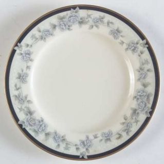 Noritake Bellefonte Bread & Butter Plate, Fine China Dinnerware   Blue Flowers O