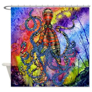  Octopus Shower Curtain  Use code FREECART at Checkout